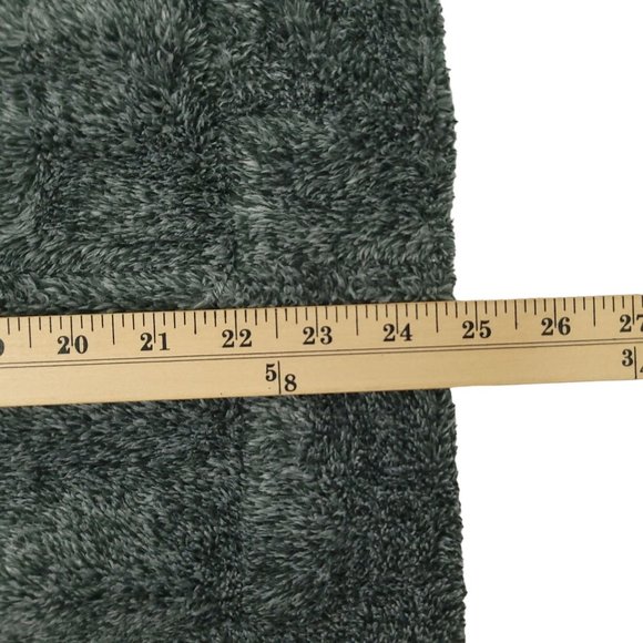 White Mark Sherpa Full Zip Hoodie Sweater Jacket Size M Fleece Pockets Gray NEW - Picture 6 of 16